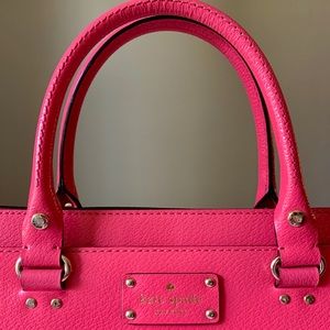 Never worn Kate spade Barbie Pink satchel purse